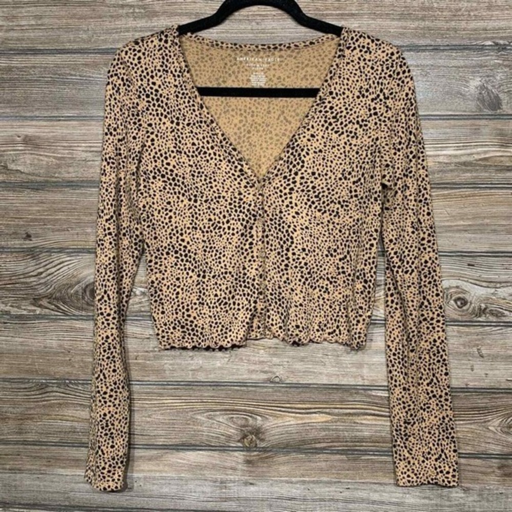 Offers open! American Eagle Womens Size Small Animal Print ‎ flare sleeves